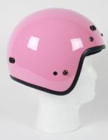 RMTP - DOT PINK 3/4 Motorcycle Helmet. Three Quarter Helmet